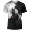 The Batman And Moon Knight Marvel and DC Comics T shirt (2)