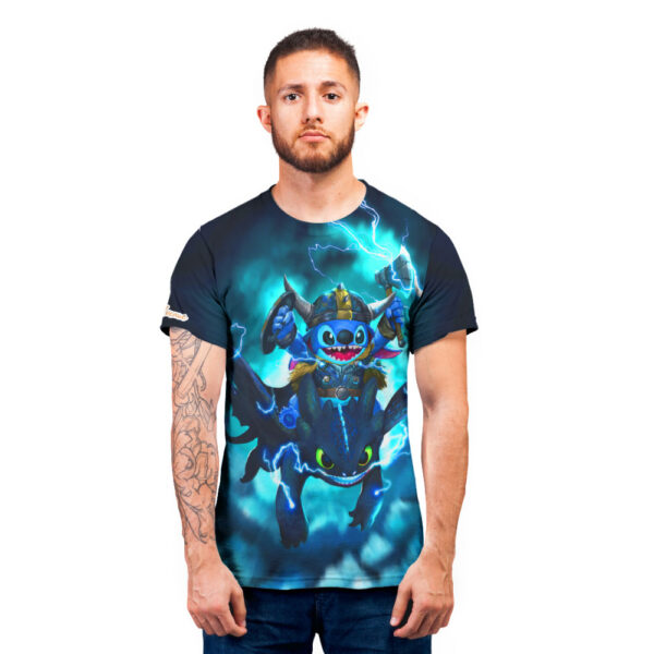 Toothless and Stitch Viking T-shirt
