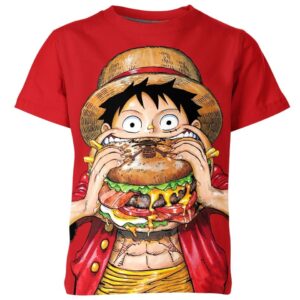 Gluttony – Luffy all over print T-shirt