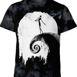 Pumpkin King Jack Skellington all over print T-shirt