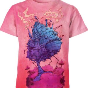 The Howl’s Moving Castle all over print T-shirt