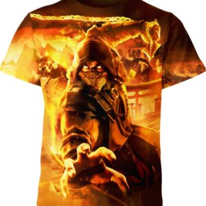 Scorpion From Mortal Kombat T-shirt