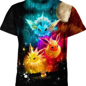 Evolution Eevee all over print T-shirt