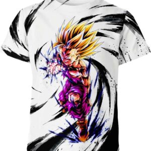 Super Saiyan Gohan all over print T-shirt