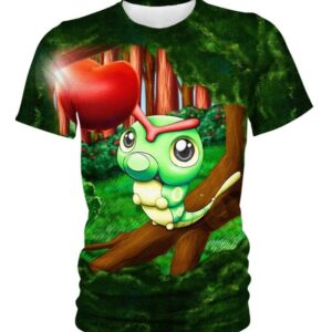 Caterpie From Pokemon T-shirt