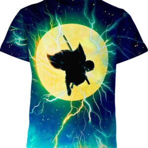 Under The Moonlight Agatsuma Zenitsu all over print T-shirt