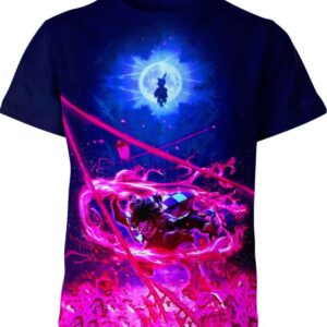 Hurricane Sword Tanjiro all over print T-shirt