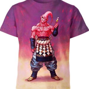 Samurai Majin Buu all over print T-shirt