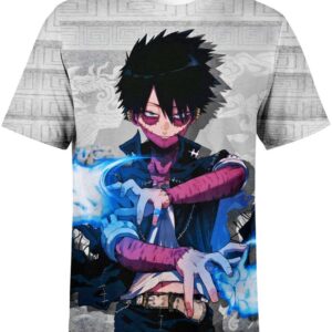 Blue Flame Dabi all over print T-shirt