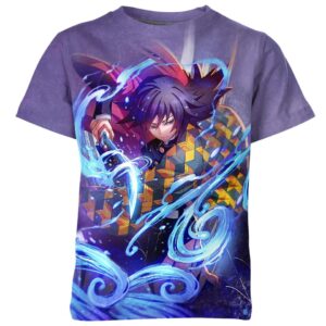 Water Surface Slash – Giyu Tomioka all over print T-shirt