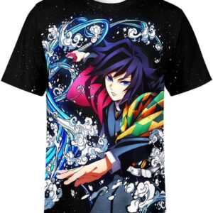 The Movement Of Waves – Giyu Tomioka all over print T-shirt
