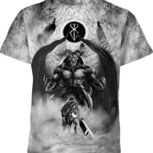 Zodd vs Guts – Berserk all over print T-shirt