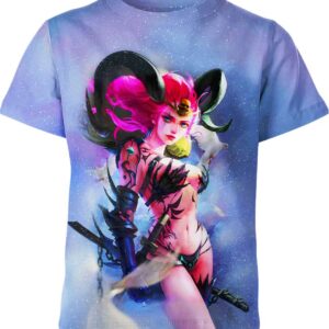 Demon Zyra League Of Legends all over print T-shirt