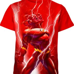 Lightning Hero – Flash all over print T-shirt