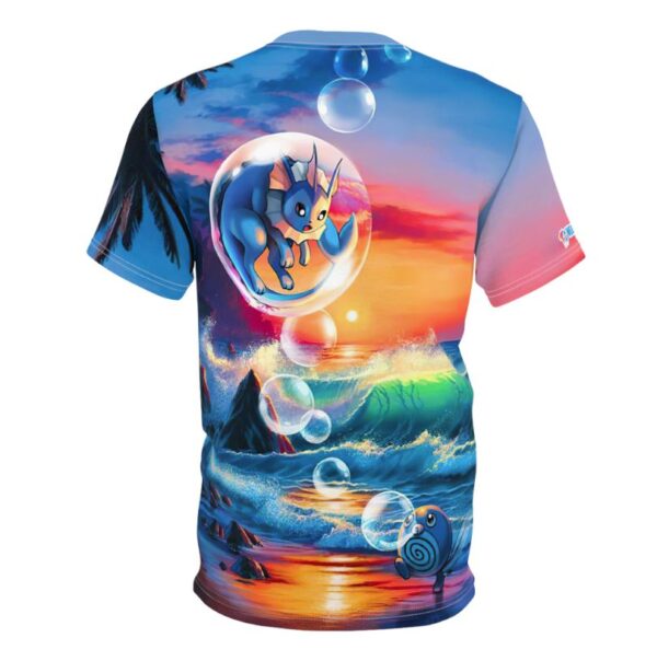 Vaporeon And Poliwag From Pokemon T-shirt