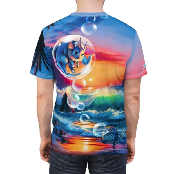 Vaporeon And Poliwag From Pokemon T-shirt