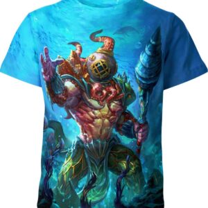 Poseidon from Smite T-shirt