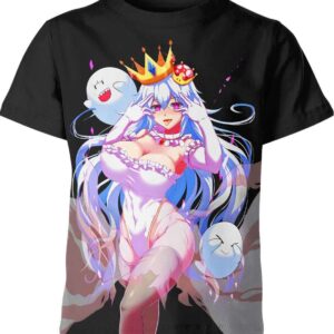 King Teresa Hime Mario Ahegao all over print T-shirt