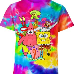 All Character Spongebob all over print T-shirt