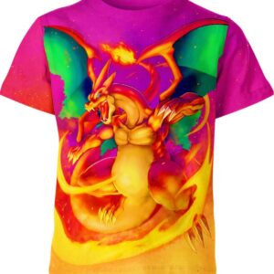Mega Charizard all over print T-shirt