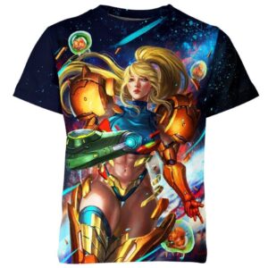 Samus Aran From Metroid T-shirt