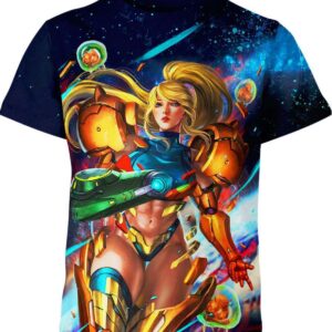 Samus Aran From Metroid T-shirt