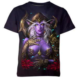 Sylvanas Windrunner From Dota World Of Warcraft T-shirt