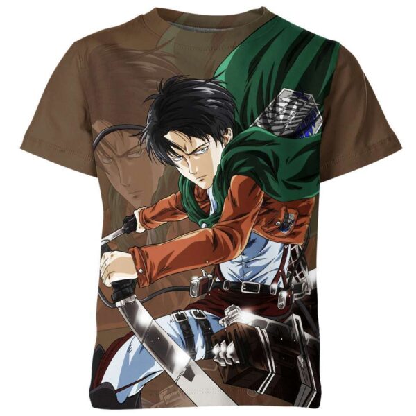 Levi Ackerman From Attack On Titan T-shirt