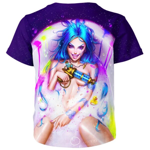 Jinx Ahegao Hentai From League Of Legends T-shirt