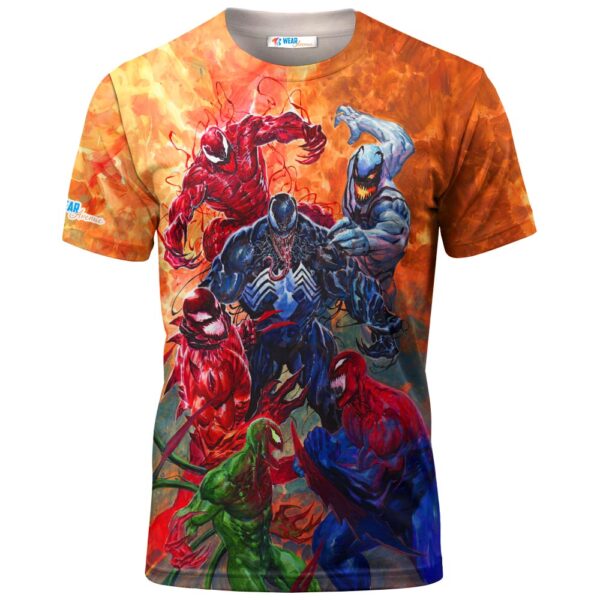 Venom And Carnage Marvel Comics T-shirt