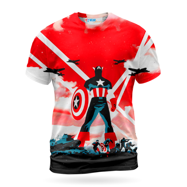 Captain America T-shirt, Marvel T-shirt