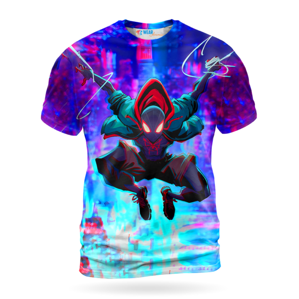 Miles Morales T-shirt, Spider Man T-shirt, Marvel Comics T-shirts