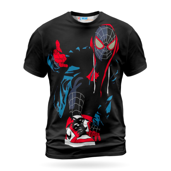 Miles Morales T-shirt, Spider Man T-shirt, Marvel Comics T-shirts