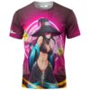 Witch Maki Oze Fire Force All over print T shirt (2)