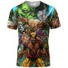 Wolverine T shirt, X Men T shirt, DC Comics T shirt (2)