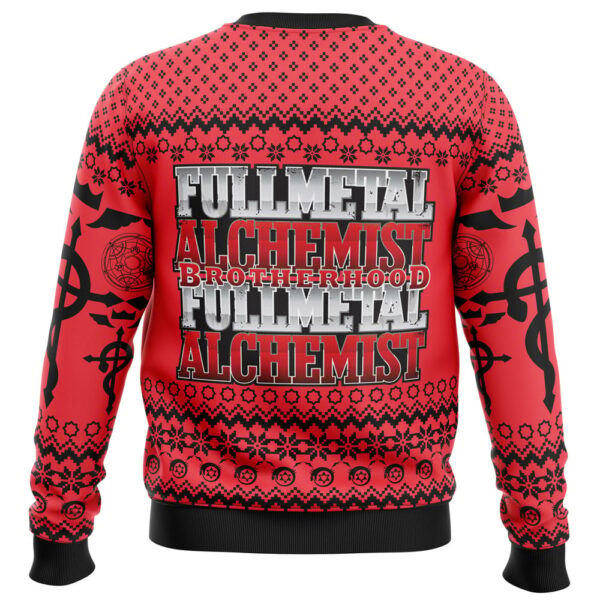 Flamel’s Cross x Transmutation Circle Full Metal Alchemist Ugly Christmas Sweater