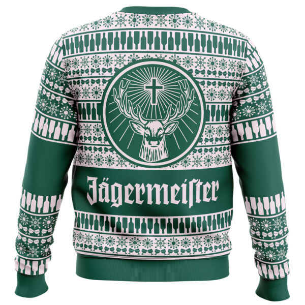 Jagermeister Green Ugly Christmas Sweater