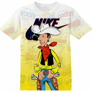 Customized Lucky Luke Tshirt Adult And Kid Tshirt