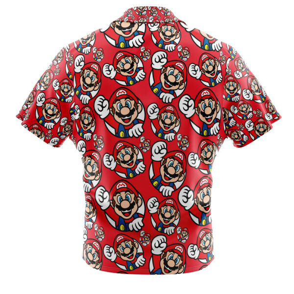 Mario Super Mario Button Up Hawaiian Shirt