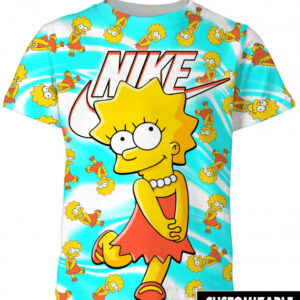 Customized Cute Lisa the Simpson Adult And Kid Tshirt