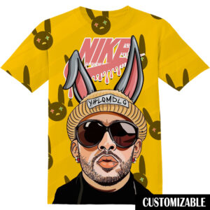 Customized Bad Bunny Vintage 90s Grapic Tee Unisex Bad Bunny Un Verano Tshirt Bad Bunny Fan Tees Tshirt Adult And Kid Tshirt QDH