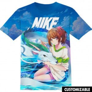 Customized Gift For Anime Fan Haku Chihiro Fan Spirit Away Adult And Kid Tshirt HG