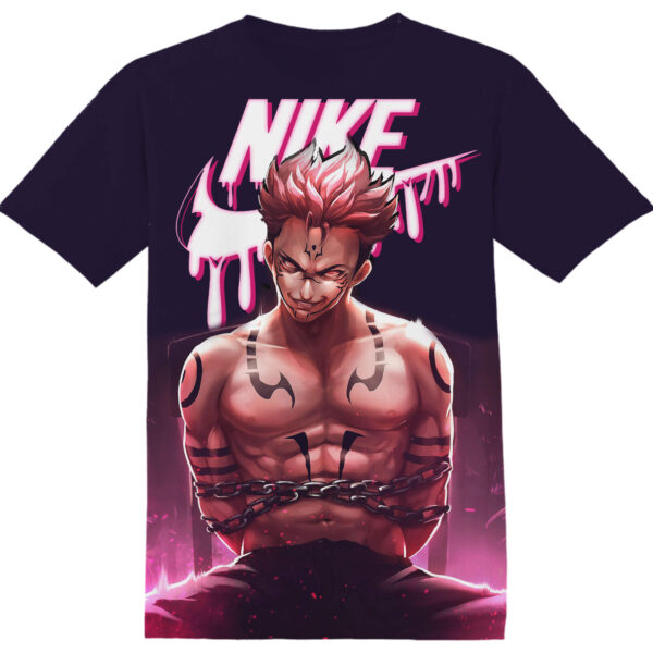 Customized Anime Gifts Yuji Itadori Kawaii Jujutsu Kaisen Fan Adult And Kid Tshirt