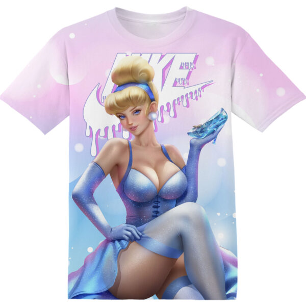 Customized Gift For Cartoon Lover Cinderella Disney Adult And Kid Tshirt