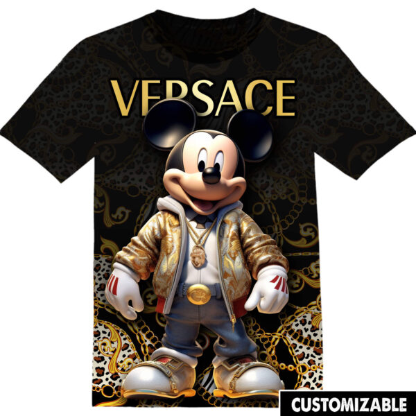 Customized Cartoon Gift For Mickey Fan VC Adult And Kid Tshirt HG