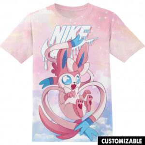 Customized Gift For Anime Fan Sylveon Pokemon Fan Adult And Kid Tshirt HG