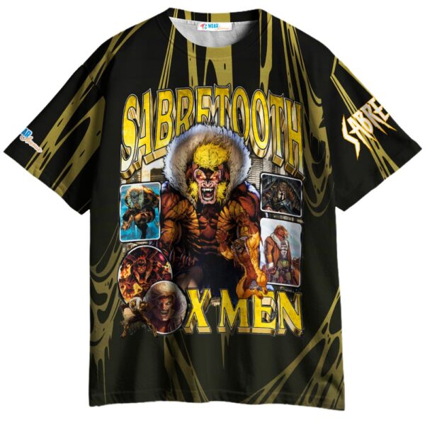 Sabretooth X-Men Marvel Comics T-shirt