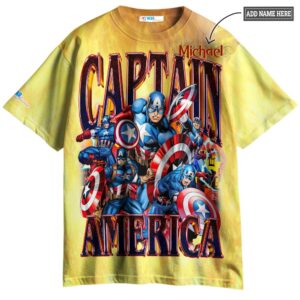 Captain America Marvel Comics T-Shirt