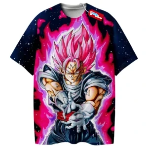 Majin Black Goku Shirt, Zamasu Shirt, Dragon Ball Shirt, Super Saiyan Rose Shirt, Anime Shirt