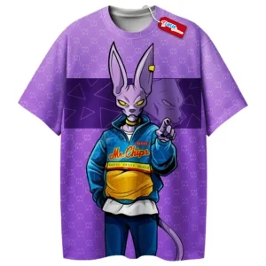 Beerus Shirt, Dragon Ball Shirt, Anime Shirt